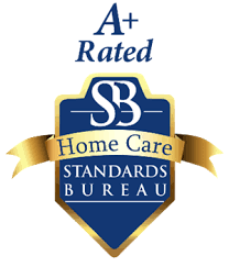 A+ Rated Home Care Logo
