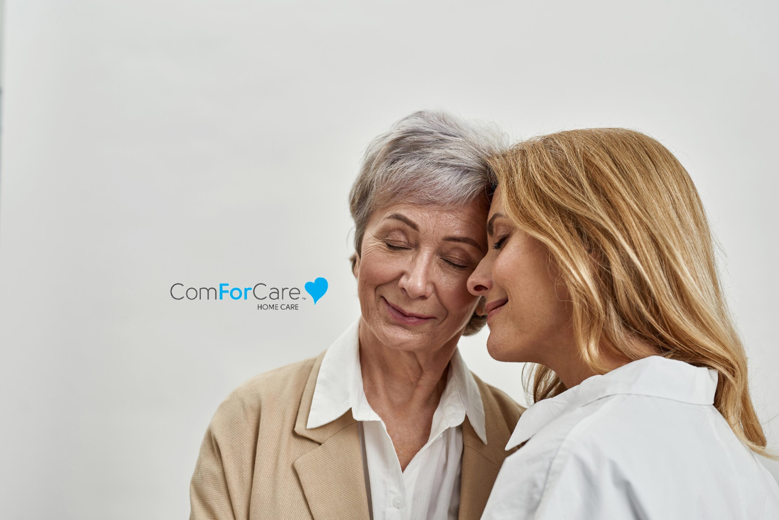 Senior Mother and her caregiver daughter
